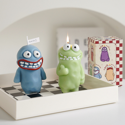 Hotel und Resort Ziel Endbenutzer Clay Man Monster Kerze für Funny Year Duft Geschenk