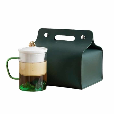 Geschenk zum Drachenbootfest Guan Shan Cha Shui Trennglasbecher für Büro und Zuhause