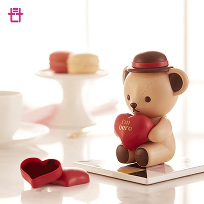 Landwirtschaft Ziel Endbenutzer Teddy Hugging Heart Bluetooth-Lautsprecher mit Farbdruck