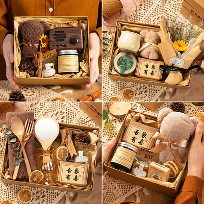 Wald-Stil Hand Geste Geschenk-Box Set Neuheit Geschenke für Brautjungfern und Trauzeugen