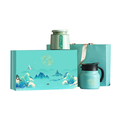 - Schickes Tee-Set Geschenk-Box Set 304 Gestopfte Teekanne Zhengshan Kleiner schwarzer Tee zum Geschenk