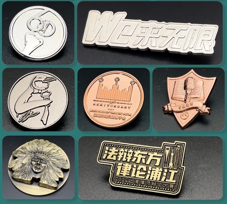 Custom Cartoon Animation Metal Lapel Pin Badge mit weichen und harten Emailleinheiten