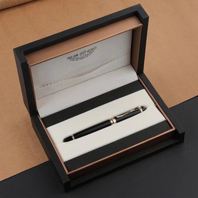 Geschäftsgeschenk Metall-Fontänke-Stift mit benutzerdefiniertem Logo und 1-Farb-Grafikdruck