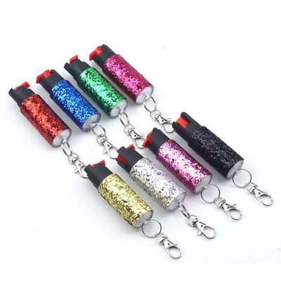 Selbstverteidigungsschlüsselhalter mit modischem Sequin Bag Anhänger und Münzhalter