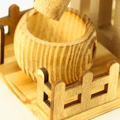 Schreibtisch Handwerk Verzierungen Holz kleiner Wasserhammer Modell für die Landwirtschaft Industrie