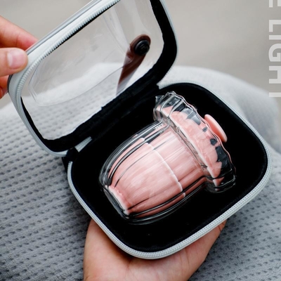 Hotel und Resort Sakura Rosa Glas Reisetie Set Tragbare Teebeutel Ein Topf Zwei Tassen Göttin Tag Souvenir Geschenke