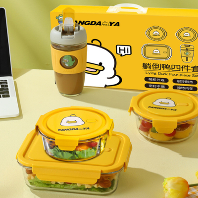Glasisolierte Bento-Box für Hotel- und Resort-Zielbenutzer