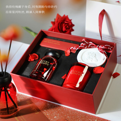 Kundenlogo Jahr Flameless Aromatherapie Geschenk Set perfekt für Reisebüros Geschenke