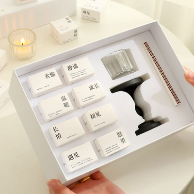 Individuell angepasste Größe Duft Tibetische Poesie Kunst Aromatherapie Set für aufkommenden Segen