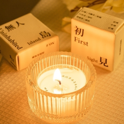 Reisebüro gezielte weiße Aromatherapie Kerze Geschenkbox Mini-Kerzen für Innenräume