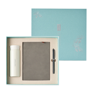 Business Set für Landwirtschaft Schloss Thermos-Taschen-Stift und tragbares Notebook Anpassbar