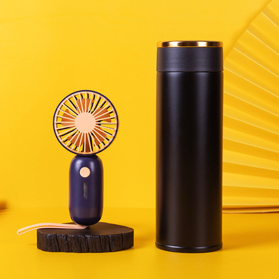 304 isolierte Tasse Kleiner Ventilator Perfektes Sommergeschäft Geschenkbox Set für Sport und Spiele