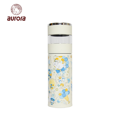 April Fools Day Geschenkbox Seidenhandtuch Tee Trennung Thermos Tasse Set für Reisebüro