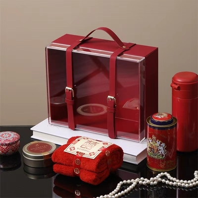 Hotel und Resort Abschluss-Saison Geschenk Farbenfrohe Acryl-Handheld mit Hand Geschenkbox