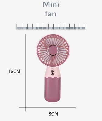 Creative Cartoon Mini Handheld Kühlung Kleiner Ventilator Portabler USB-Ladestand Kleiner Ventilator 2024 Ramadan Produkt