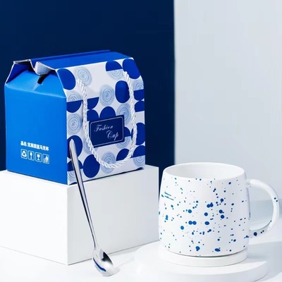 Benutzerdefiniertes Logo akzeptiert Geful Home Klein Blauer Becher Farbe Boxrac zum Jahresanlass