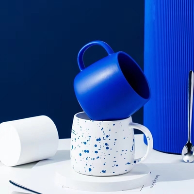 Benutzerdefiniertes Logo akzeptiert Geful Home Klein Blauer Becher Farbe Boxrac zum Jahresanlass