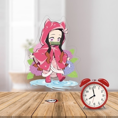 Ghost Slayer Blade Akryl Standing Card für Studenten Anime Desktop Cartoon Souvenir