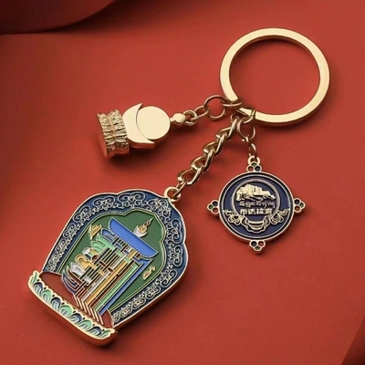 Zinklegierung Carabiner Schlüsselkettchen mit Kundenlogo und Gravure-Druck