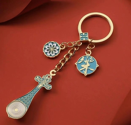 Zinklegierung Carabiner Schlüsselkettchen mit Kundenlogo und Gravure-Druck