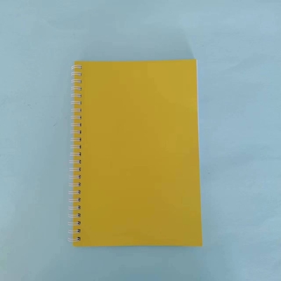 Minimalistisches Notizblock-Set Solid-Color-Coil-Design Mehrere Farben und Papier für 2024 Geschenk