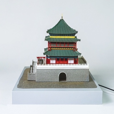 Xi'an Glockenturm 3D Papier Skulptur Puzzle für Gehirn bewegende kulturelle und kreative Geschenk