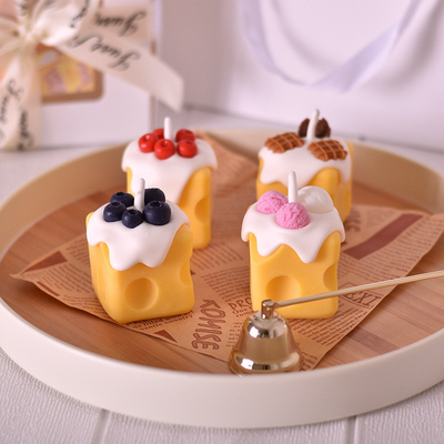 Stone Style Süße Käse Aromatherapie Kerze Handgesteuerte Geschenkbox für Mädchen Geburtstagsfreude