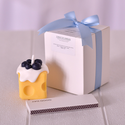 Stone Style Süße Käse Aromatherapie Kerze Handgesteuerte Geschenkbox für Mädchen Geburtstagsfreude