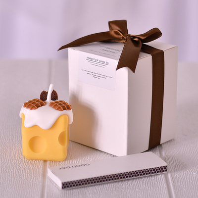 Stone Style Süße Käse Aromatherapie Kerze Handgesteuerte Geschenkbox für Mädchen Geburtstagsfreude