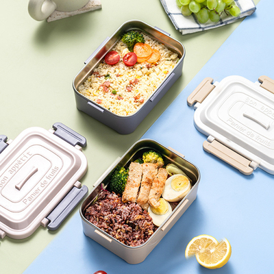 304 Edelstahl Versiegelte Lunchbox Einfach zu versiegeln und für die Leistungen der Mitarbeiter tragbar