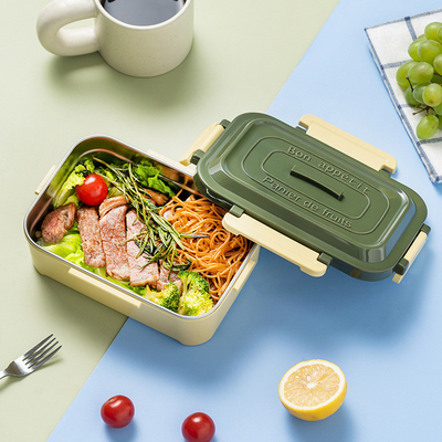 304 Edelstahl Versiegelte Lunchbox Einfach zu versiegeln und für die Leistungen der Mitarbeiter tragbar