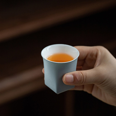 Einzigartiges handgefertigtes chinesisches Becher-Set Wangzi Cup Shunzi Cup Round Square Pot