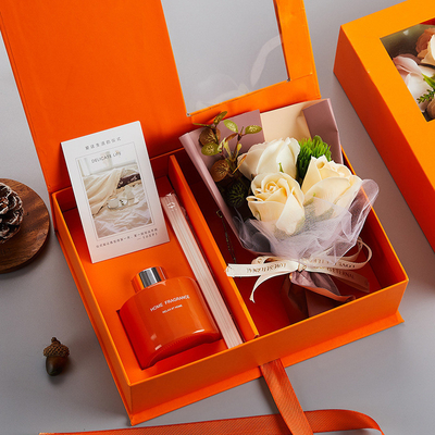 8. März Fest Handgegenstandsgeschenk Aromatherapie Bouquet Geschenk-Box mit Farbdruck