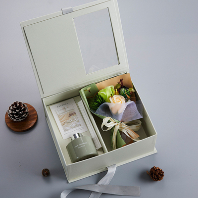8. März Fest Handgegenstandsgeschenk Aromatherapie Bouquet Geschenk-Box mit Farbdruck
