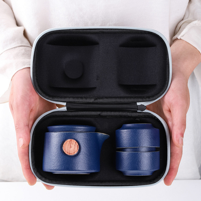 Verbessern Sie Ihre Teezeit mit unserem tragbaren, schwarzen Küchengerätschen-Kung Fu-Set