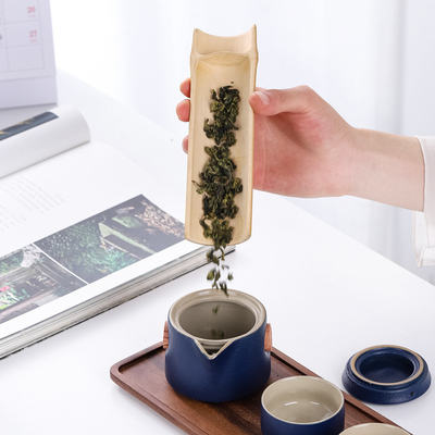 Verbessern Sie Ihre Teezeit mit unserem tragbaren, schwarzen Küchengerätschen-Kung Fu-Set