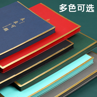 Gelbe Business-Leder-Bildschrift Geschenk-Box mit zwei Stück-Set von Notizbüchern Signatur-Stift