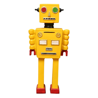 Fensterdekorationen und Kunsthandwerk für den Vatertag Retro-Roboter-Modelldekorationen
