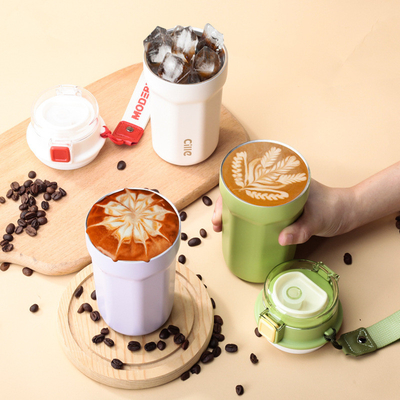 Tragbare große Internet-Celebrity-Tasse mit 1 Farbgrafik 400 ml Wasserbecher