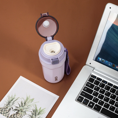 Tragbare große Internet-Celebrity-Tasse mit 1 Farbgrafik 400 ml Wasserbecher