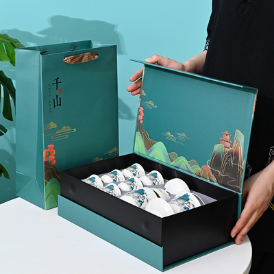 Qianshan Schaf Fett Jade Kung Fu Tee Set Perfekt Geschäftspartner Geschenk Gelegenheit Jahr