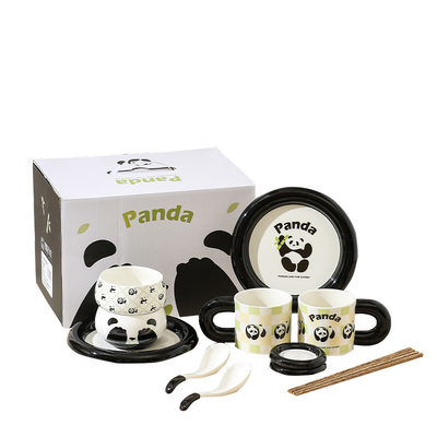 Verbessern Sie Ihr Hotel- und Resort-Gastronomieerlebnis mit dem Keramikgeschenk-Set Panda Cub
