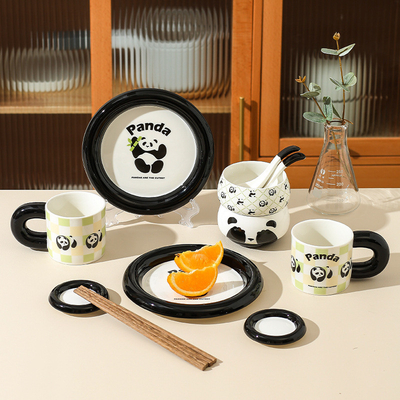 Verbessern Sie Ihr Hotel- und Resort-Gastronomieerlebnis mit dem Keramikgeschenk-Set Panda Cub
