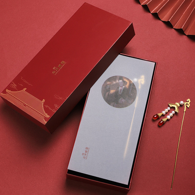 Maßgeschneiderte Farbe Neuheit Geschenke Suichao Jiarui Haarnadel 925 Silberplattiert Gold Haarnadel Geschenkbox Geburtstagsgeschenk