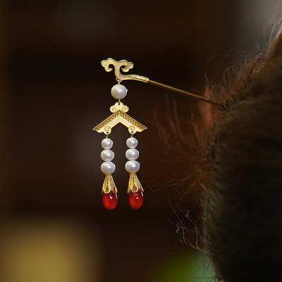 Maßgeschneiderte Farbe Neuheit Geschenke Suichao Jiarui Haarnadel 925 Silberplattiert Gold Haarnadel Geschenkbox Geburtstagsgeschenk