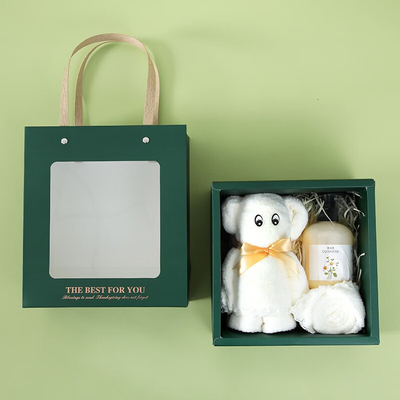 Sport und Spiele Handtuch Geschenkbox Handtücher Quadrat Handtücher Handcreme Ideal Geschenk zum Frauentag