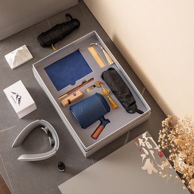 Maßgeschneiderter Wasserbecher Business Geschenk Set für Hotel und Resort Enterprise Office Geschenkbox