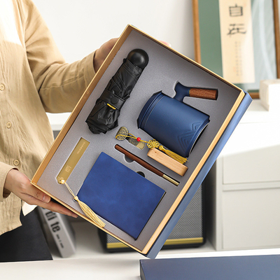 Maßgeschneiderter Wasserbecher Business Geschenk Set für Hotel und Resort Enterprise Office Geschenkbox