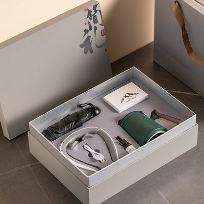 Maßgeschneiderter Wasserbecher Business Geschenk Set für Hotel und Resort Enterprise Office Geschenkbox