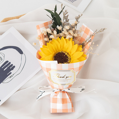 4 Farbgrafiken Druckfest Bouquet Seife Blume perfekt für die Rückkehr zur Schule Geschenk